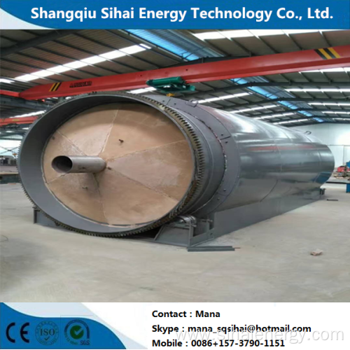 Smallest Capacity Pyrolysis Plant with Used Rubber